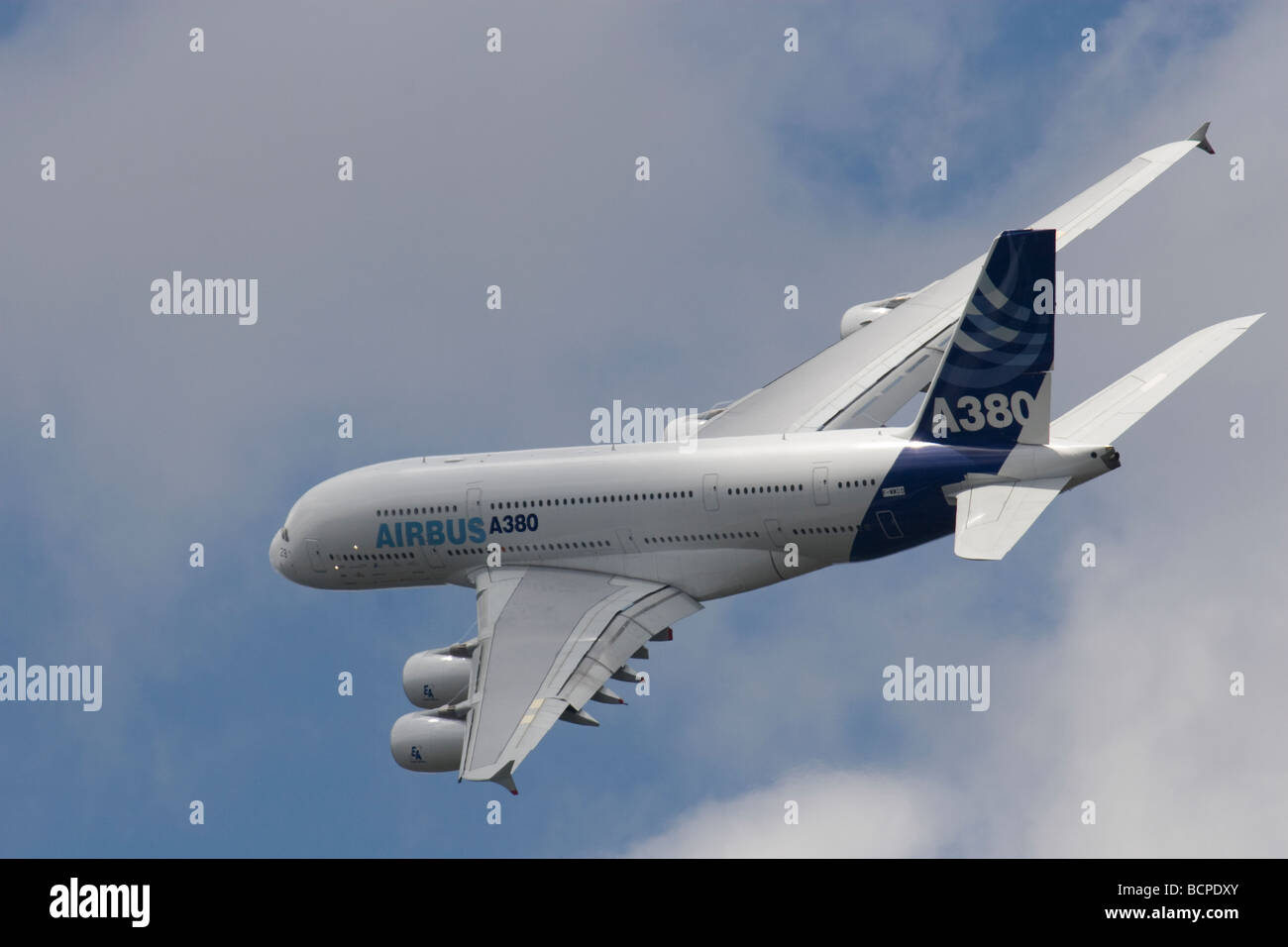 The Airbus A380, the world