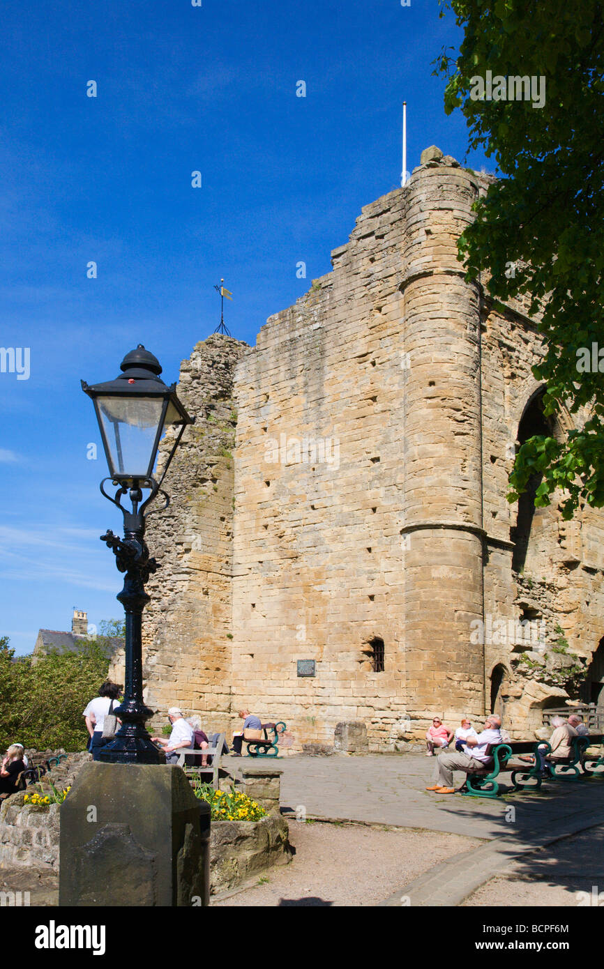 The Castle Keep Knaresborough North Yorkshire England Stock Photo Alamy