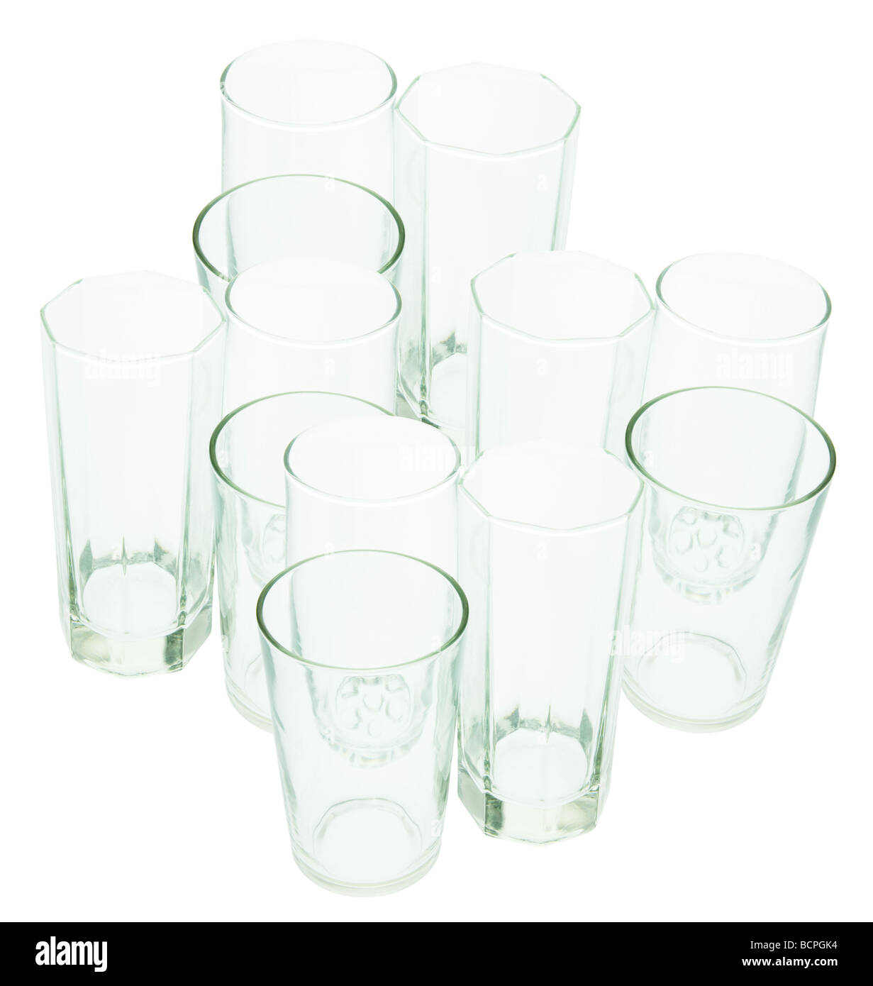 Crystal cut glasses Cut Out Stock Images & Pictures - Alamy