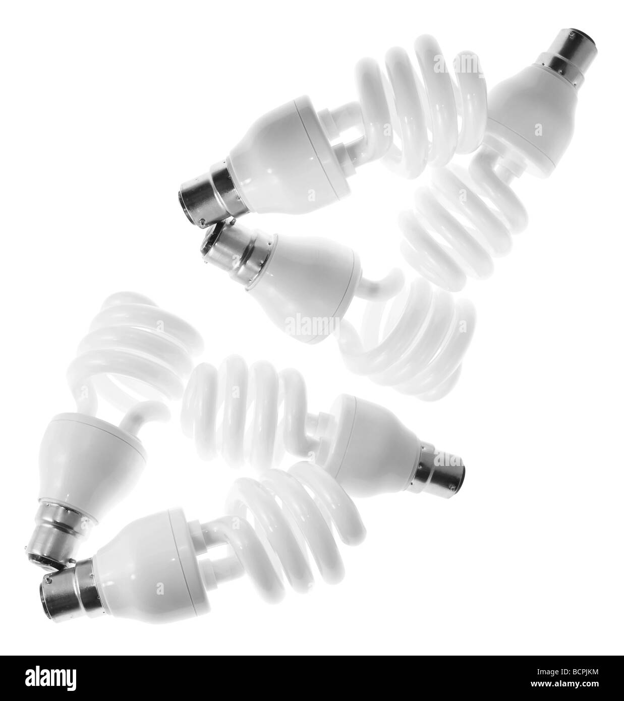 Compact Fluorescent Light Bulbs Stock Photo Alamy