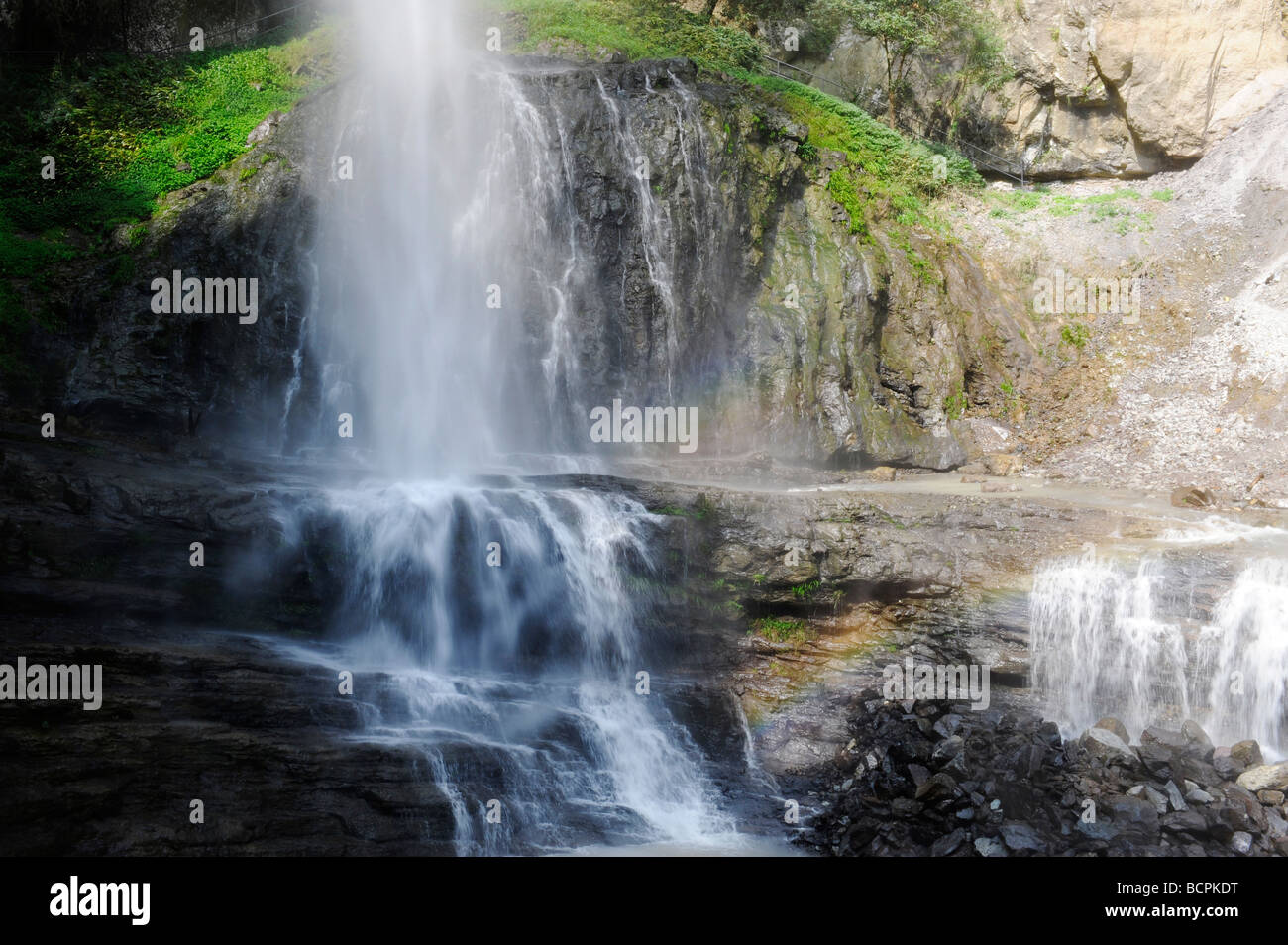 Waterfall in Mandarin Duck Rive Scenic Park, Pingnan, Ningde, Fujian
