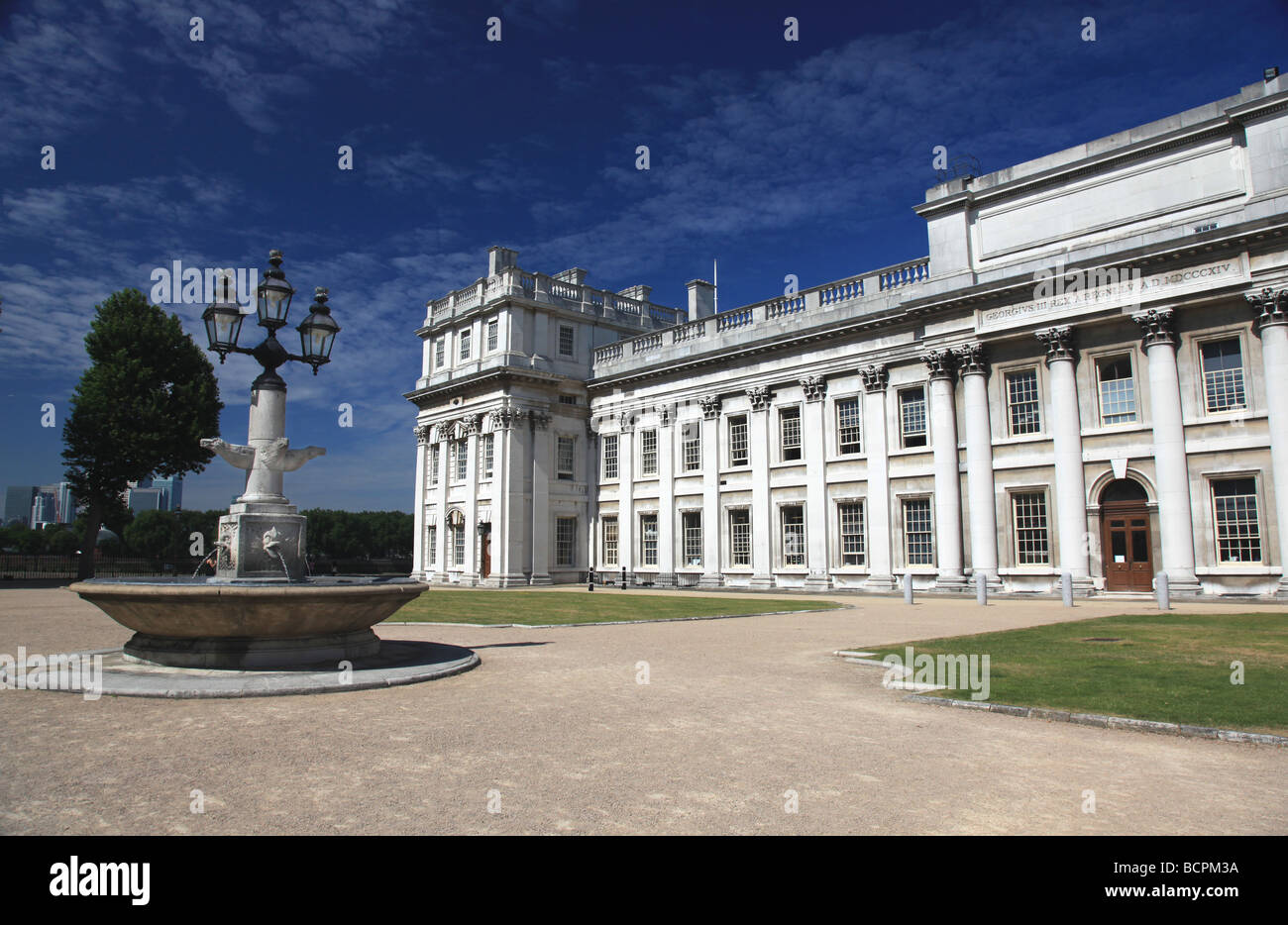 Old Royal Naval College in Greenwich, South East London. Stock Photo