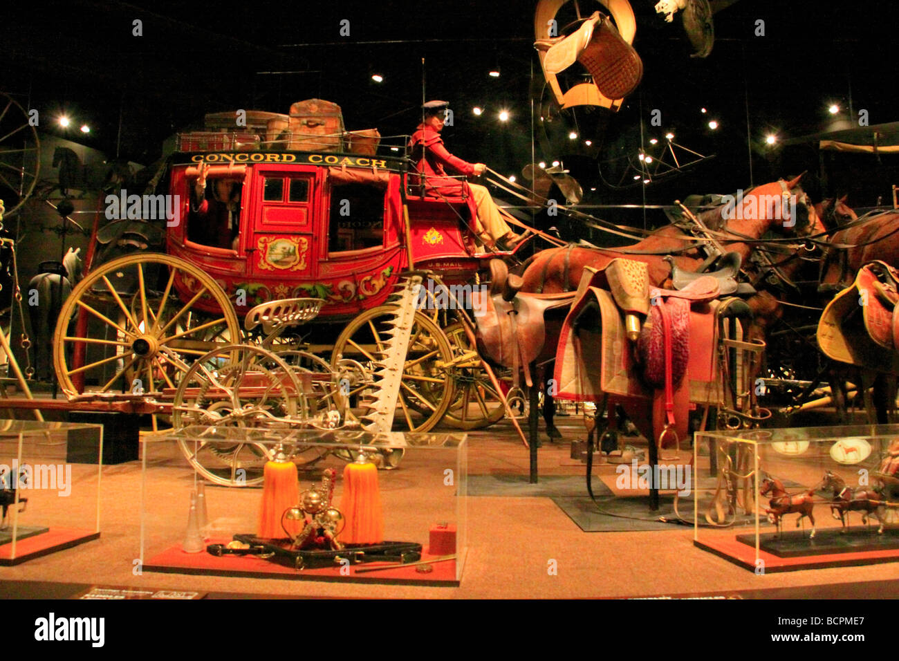Carriage exhibit at International Museum of the Horse Kentucky Horse