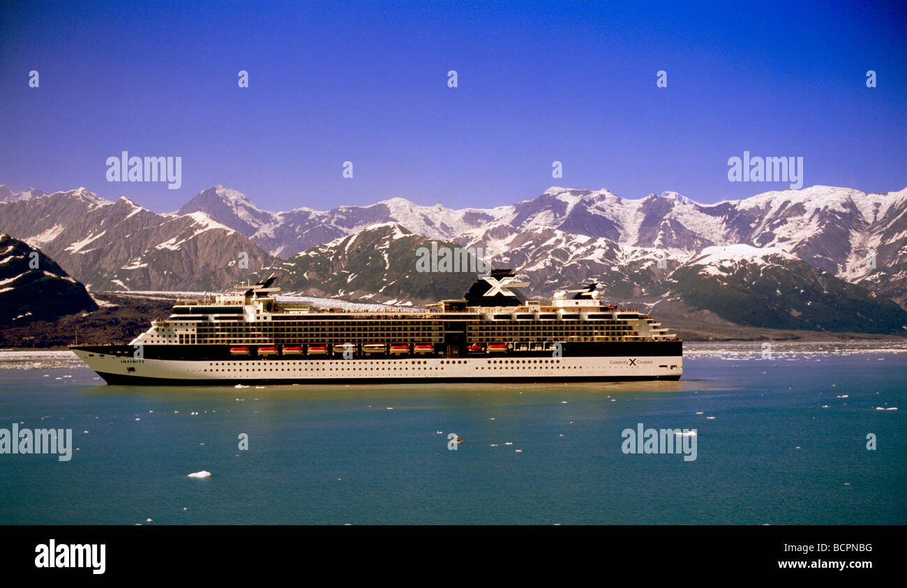 An aerial view of Celebrity Cruises at the Turner Glacier