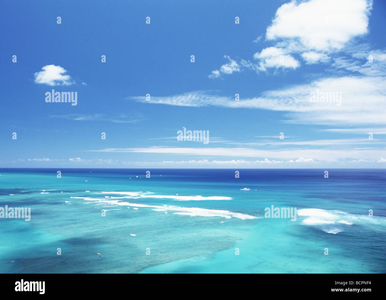 Blue sky and sea Stock Photo - Alamy