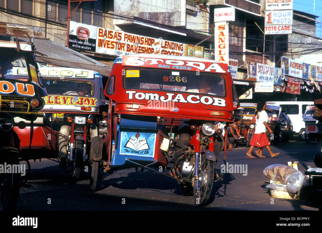 tricycles puerto princesa palawan philippines Stock Photo Alamy