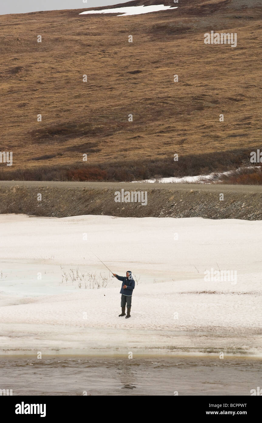 Alaska river man hi-res stock photography and images - Alamy