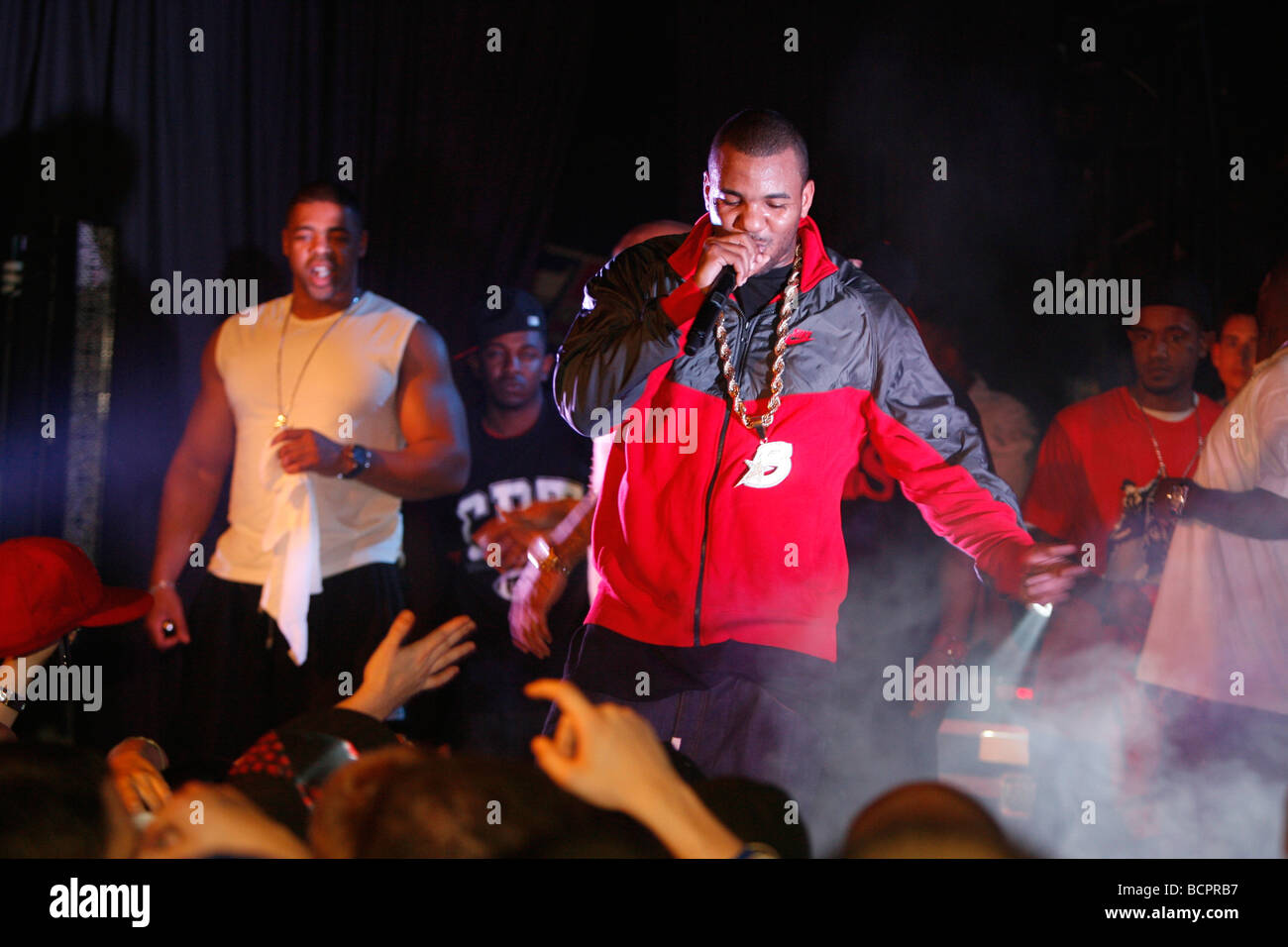 The Game performs at Jake's Nightclub and Bar in Bloomington, Indiana. Stock Photo