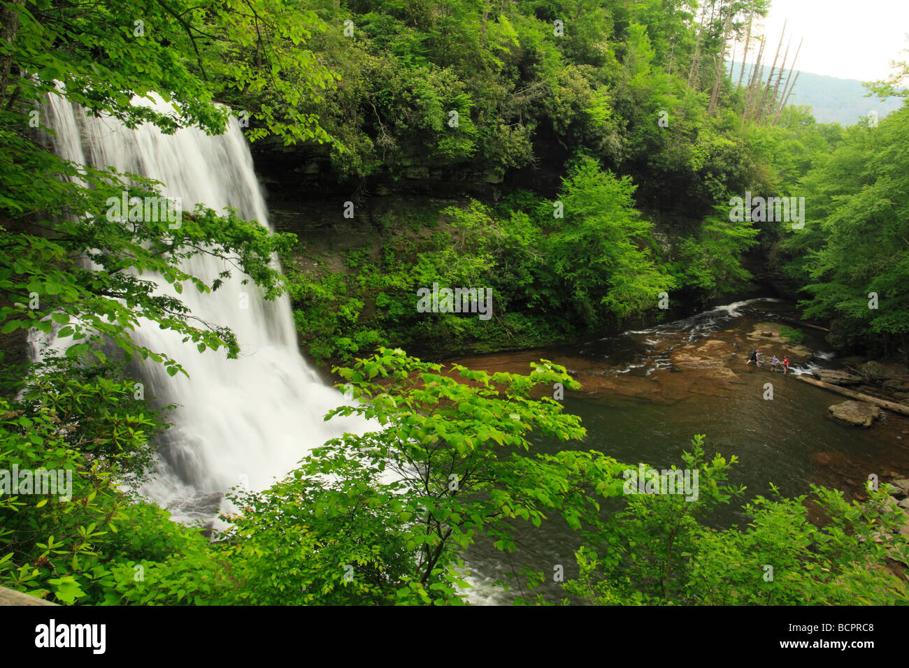 Cascades Waterfall Little Stony Creek Pembroke Virginia Stock Photo Alamy
