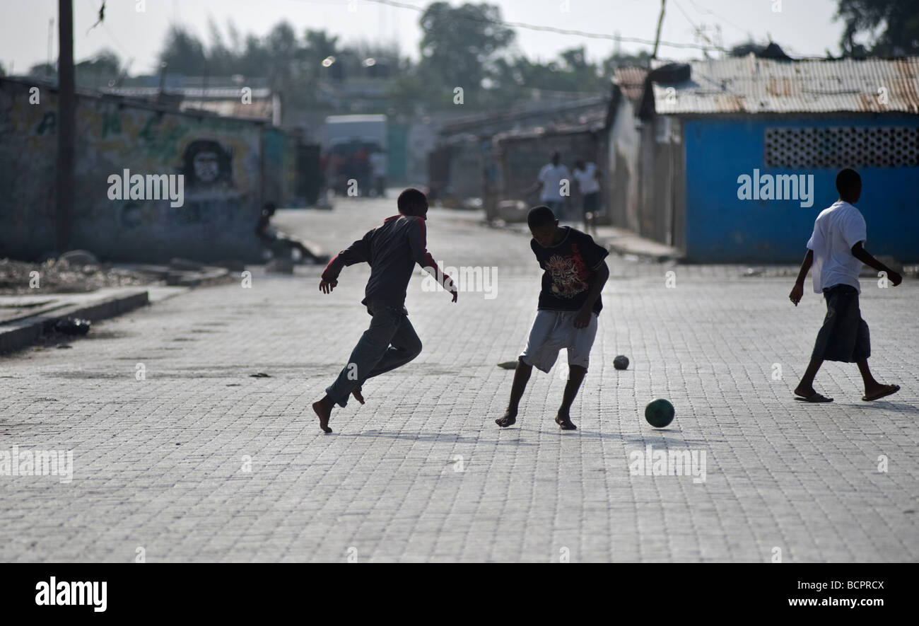 Children play ball haiti hi-res stock photography and images - Alamy