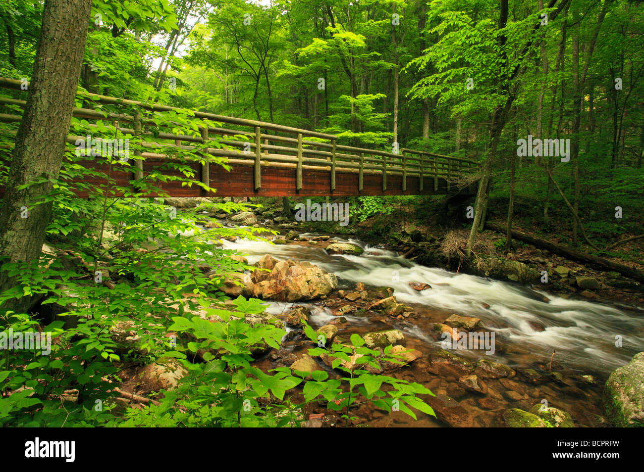 Cascades Waterfall Little Stony Creek Pembroke Virginia Stock Photo - Alamy