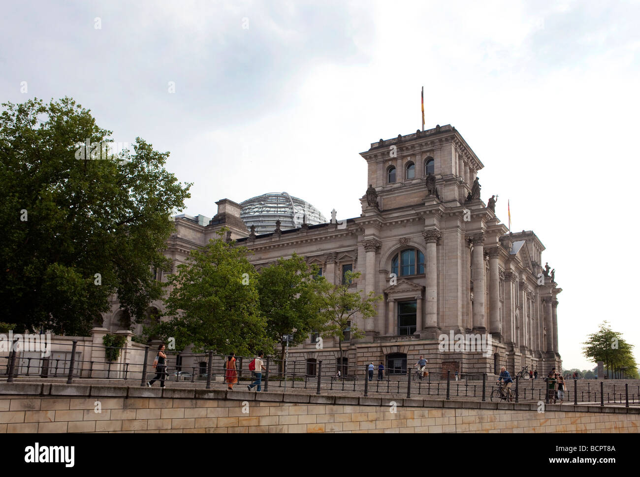 the Reichstag German Federal Parliament Stock Photo