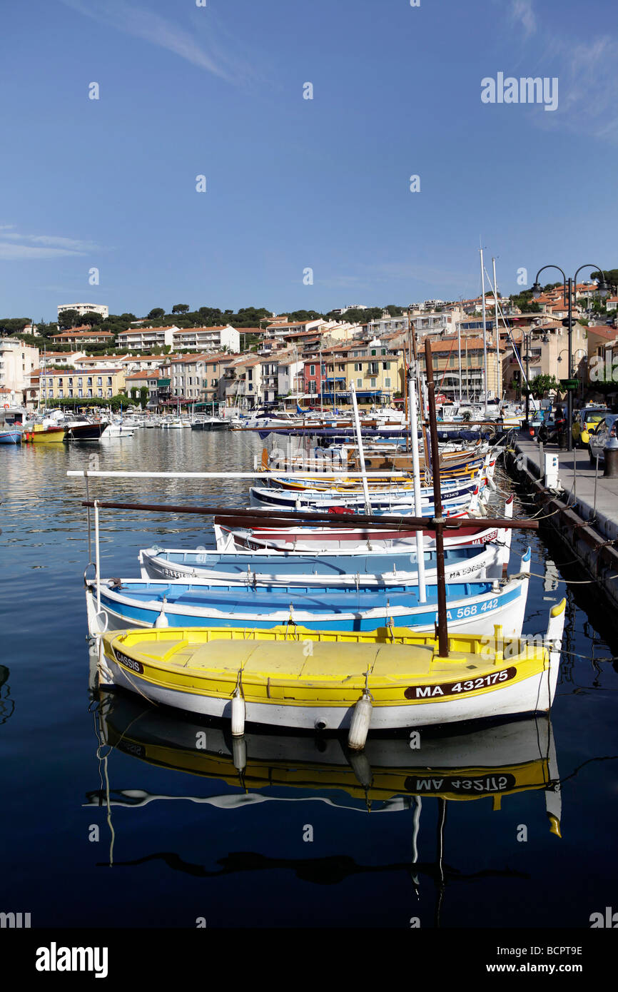 the port of Cassis Stock Photo