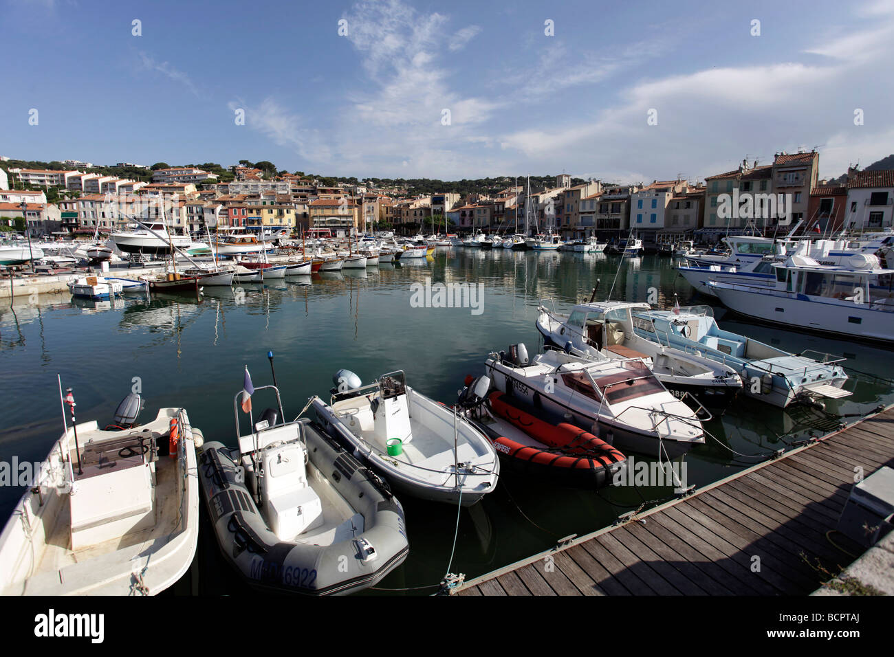 the port of Cassis Stock Photo