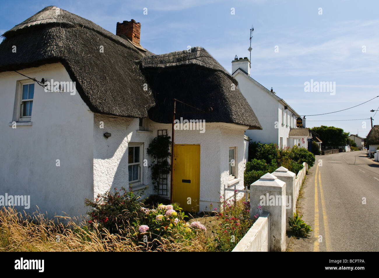 Thatched cottage, Kilmore Quay, County Wexford, Republic of Ireland