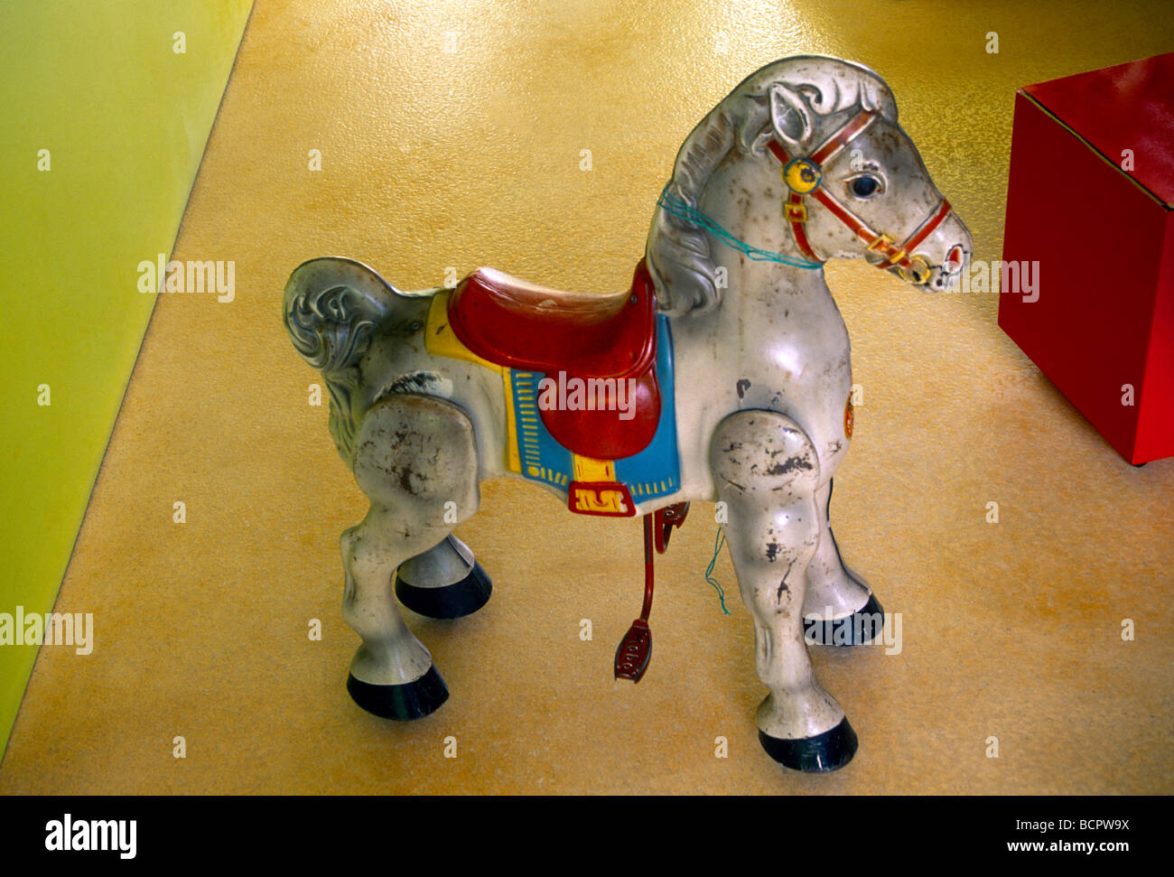 Rogers House Interior Toy Horse Stock Photo Alamy