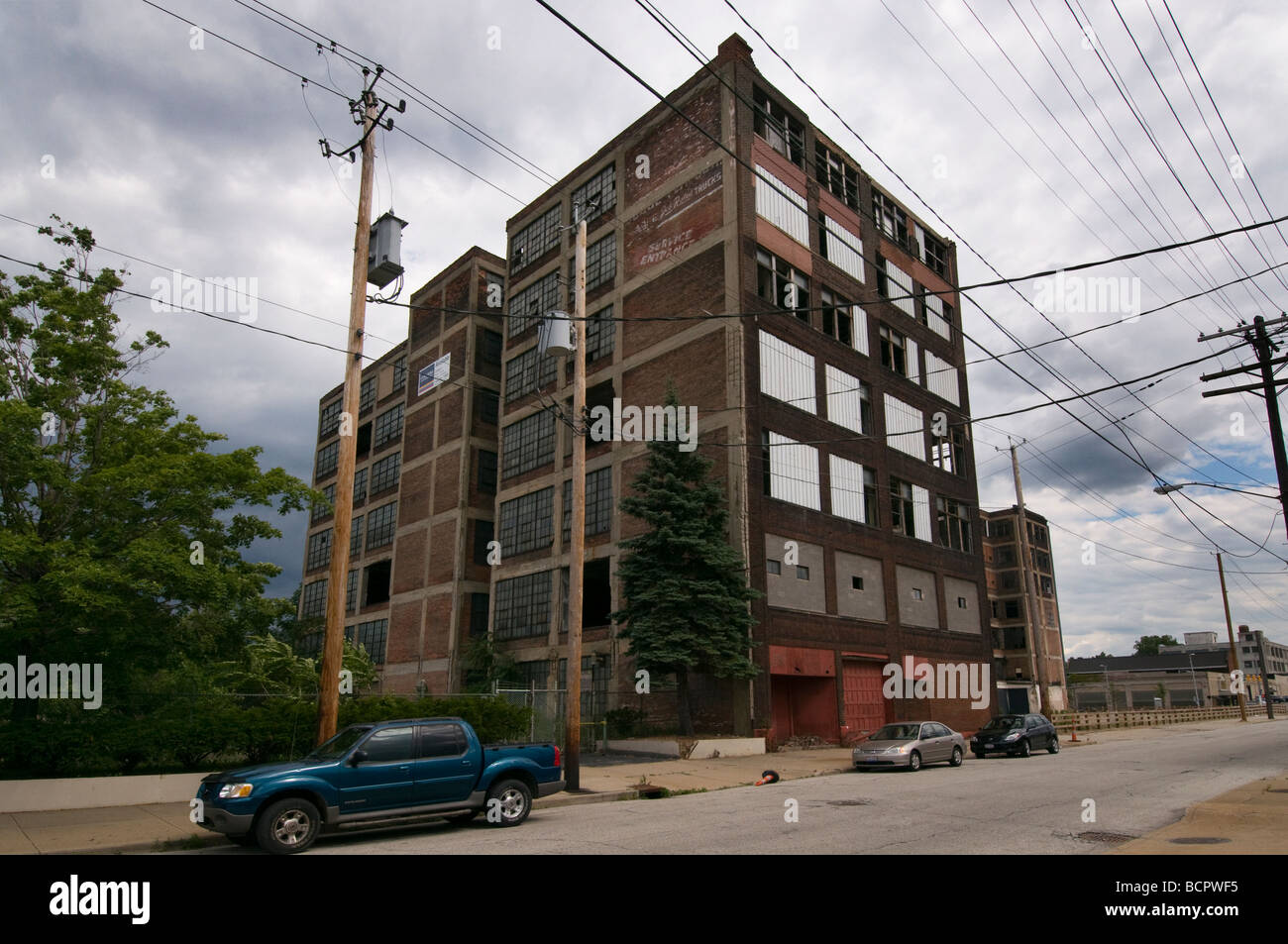 Cleveland redevelopment program, Ohio, US Stock Photo