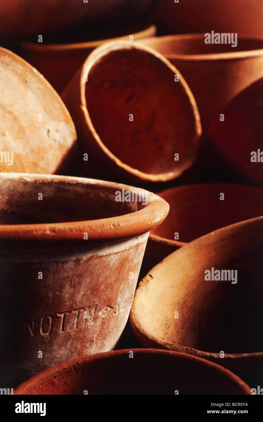 Flowerpots Stock Photo