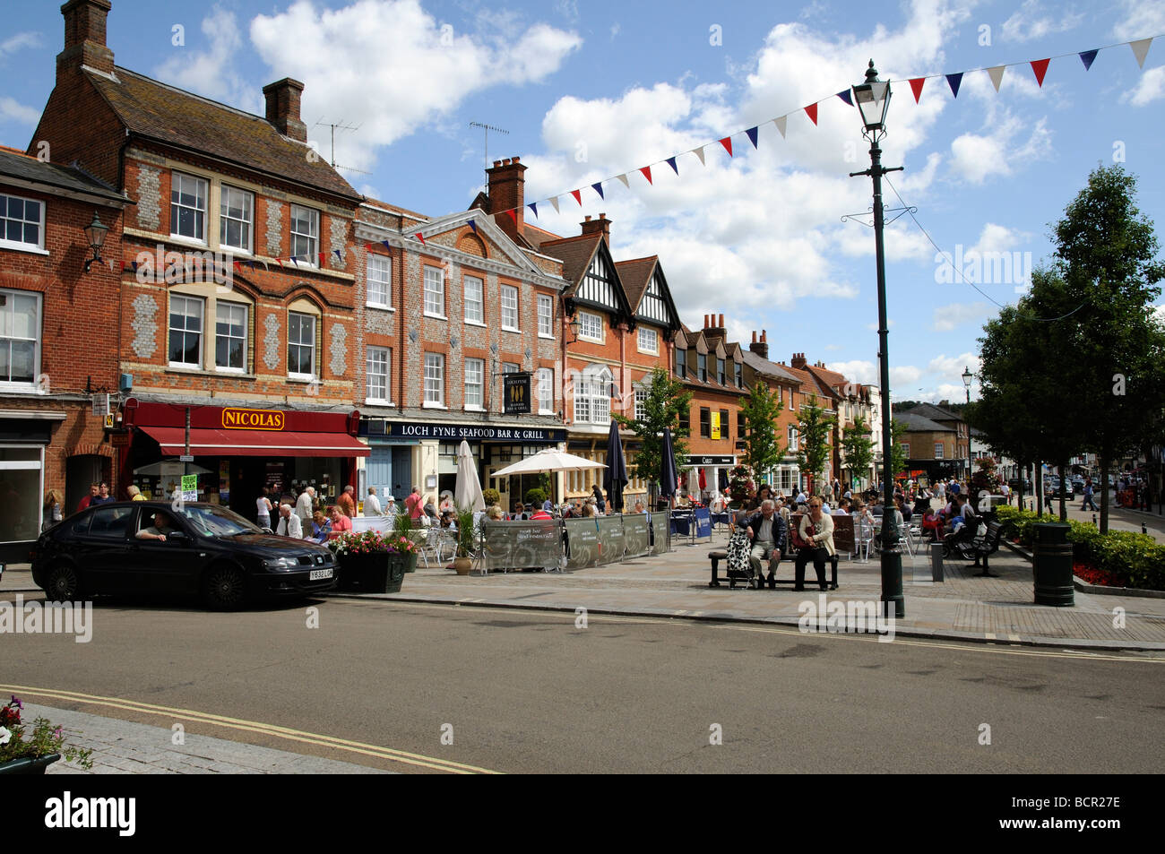 Henley on Thames Oxfordshire England UK Town centre Stock Photo - Alamy