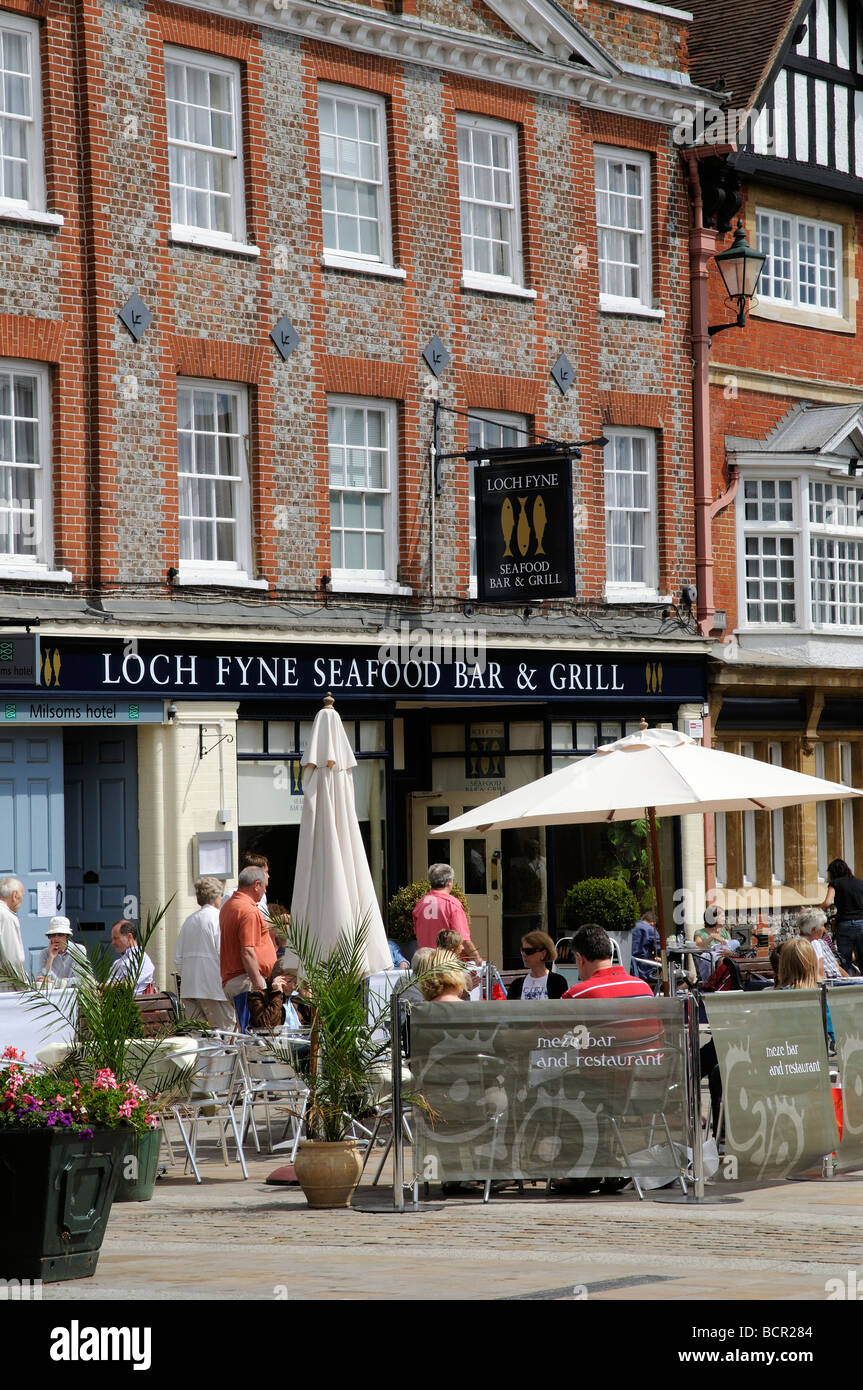 Loch Fyne seafood bar grill restaurant Henley on Thames Oxfordshire England UK Stock Photo Alamy