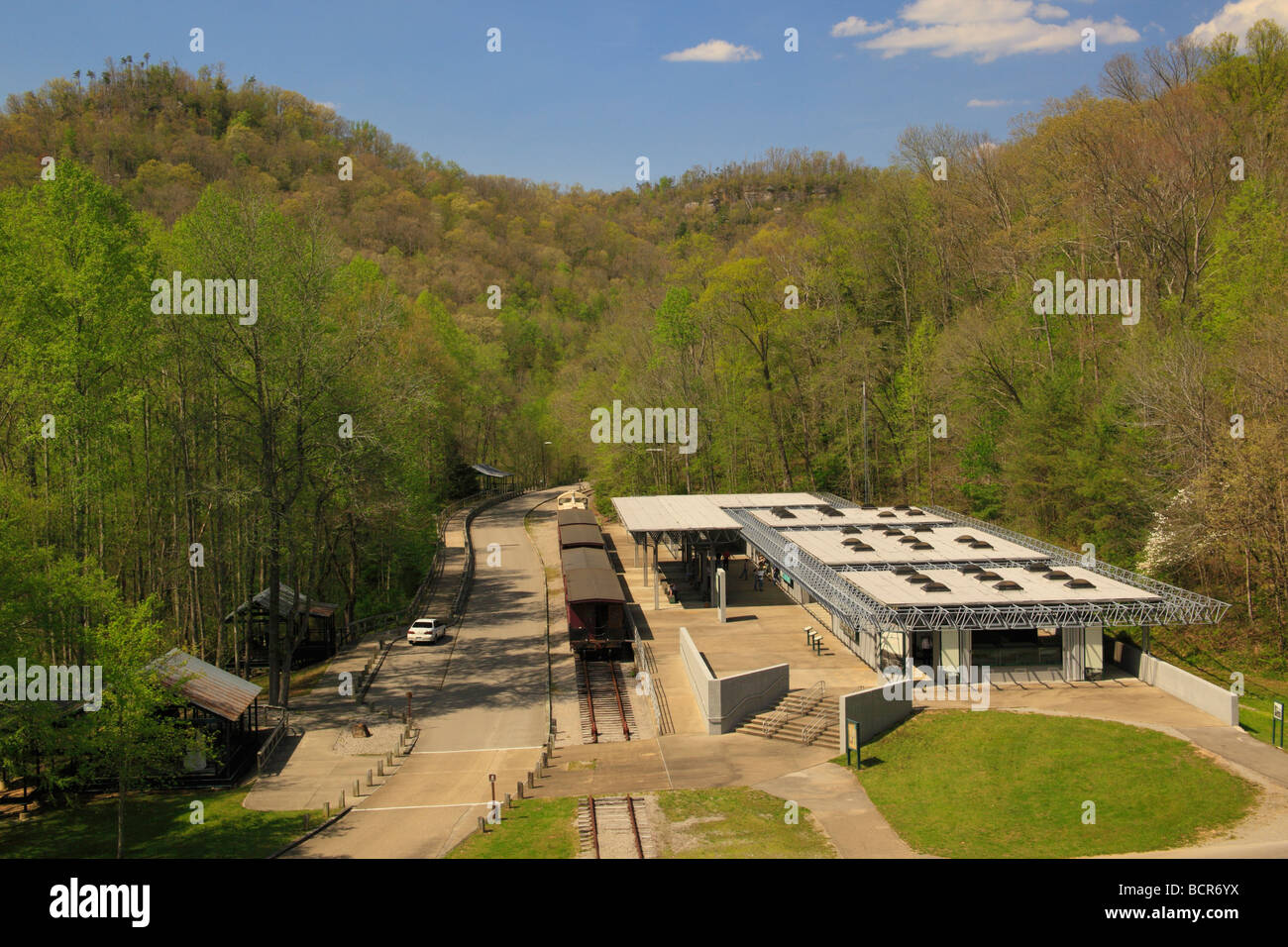 Blue Heron Historic Mining Community Big South Fork National River and Recreation Area Kentucky Stock Photo