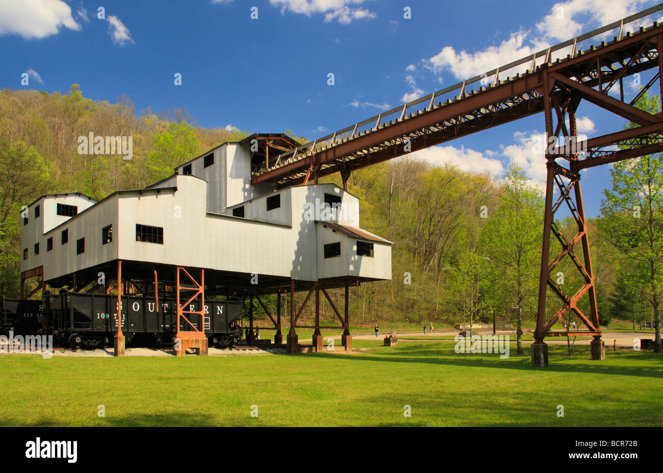 Blue Heron Historic Mining Community Big South Fork National River and Recreation Area Kentucky Stock Photo