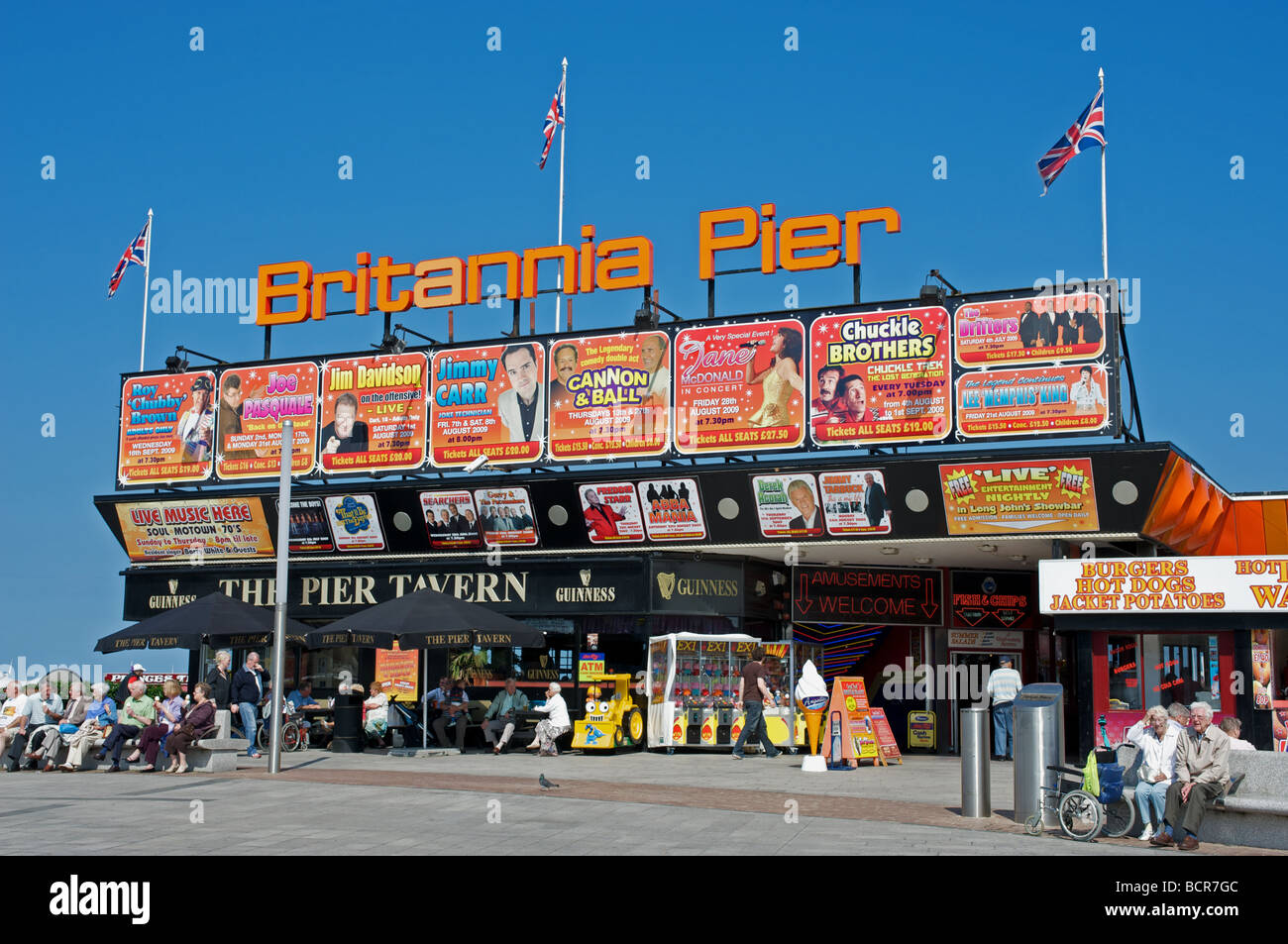 Britannia Pier, Great Yarmouth, Norfolk, UK. Stock Photo