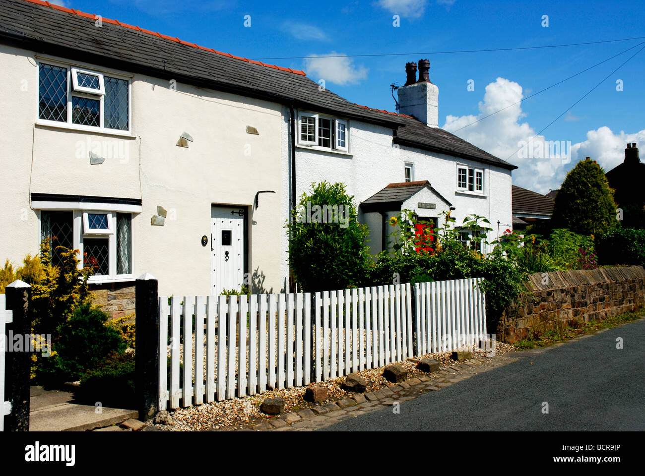 Cottages, Croston, Lancashire Stock Photo Alamy