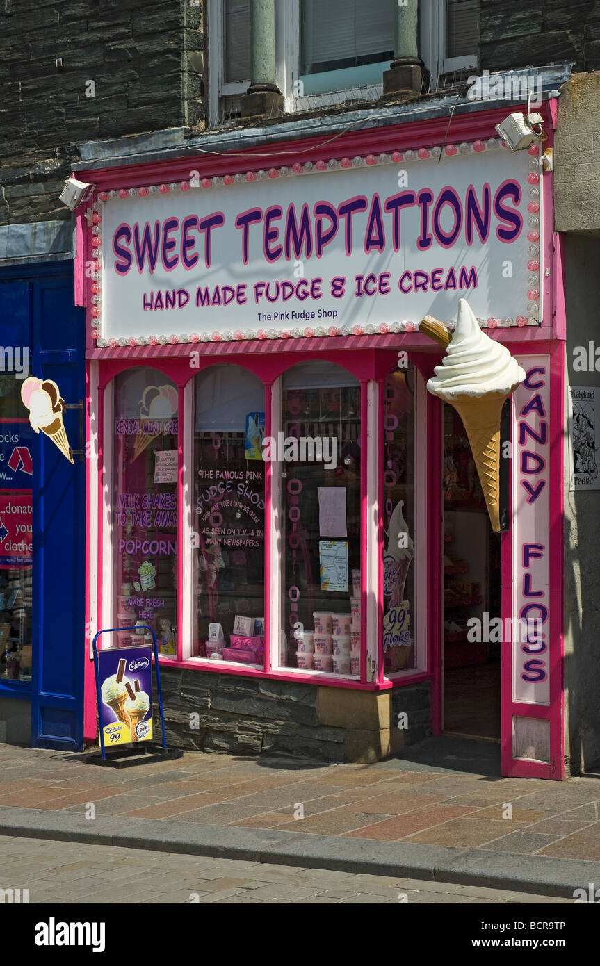 The Pink Fudge Candy Floss Sweet & Ice Cream Shop store Keswick Cumbria