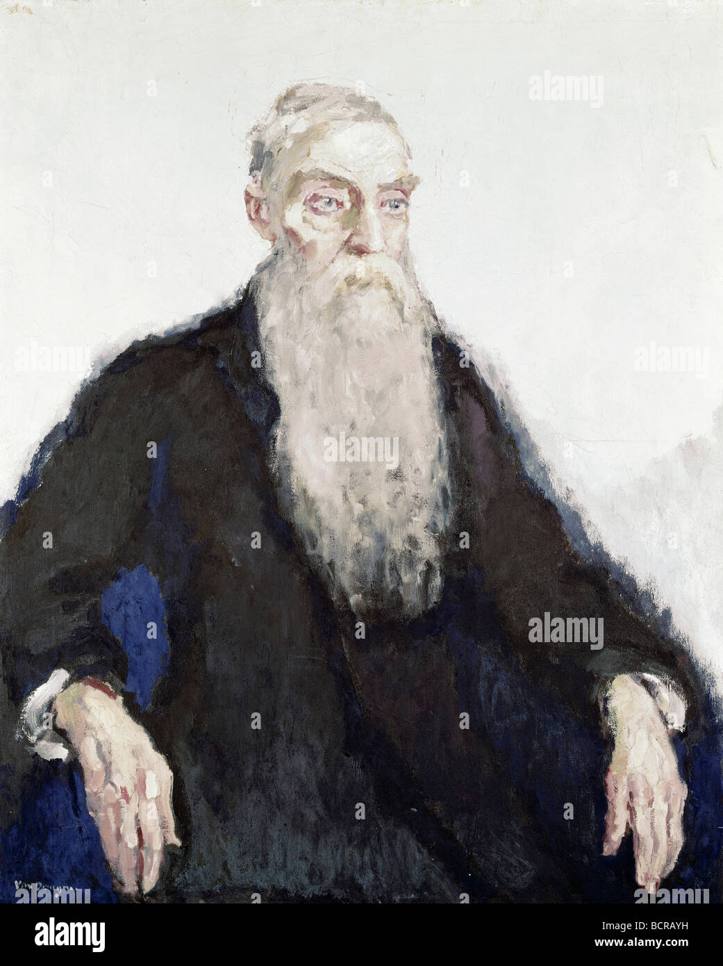 Portrait of An old man by Kees van Dongen, 1877-1968 Stock Photo