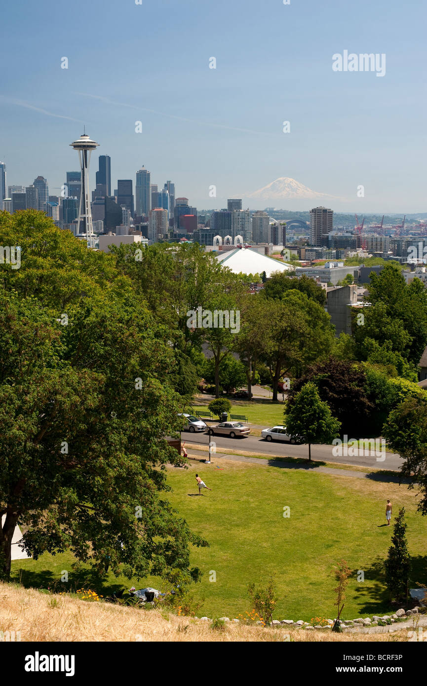 Seattle skyline from Kerry Park Stock Photo - Alamy