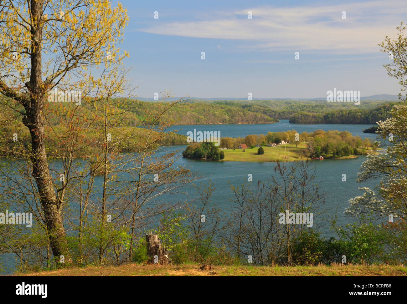 Trooper Island in Dale Hollow Lake State Resort Park Burkesville Kentucky Stock Photo Alamy