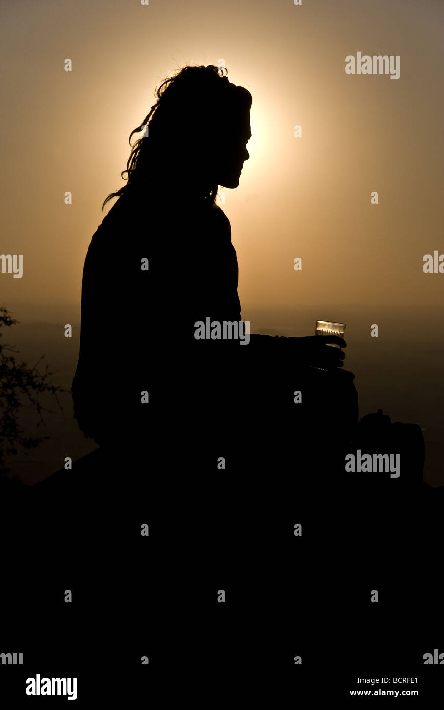 Set of silhouette girl hi-res stock photography and images - Alamy