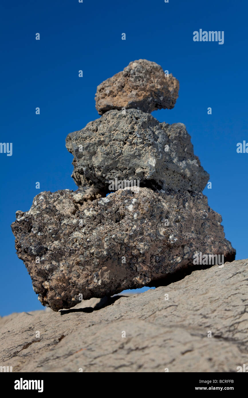 Volcanic rocks piled on top of one another shot on location in Iceland