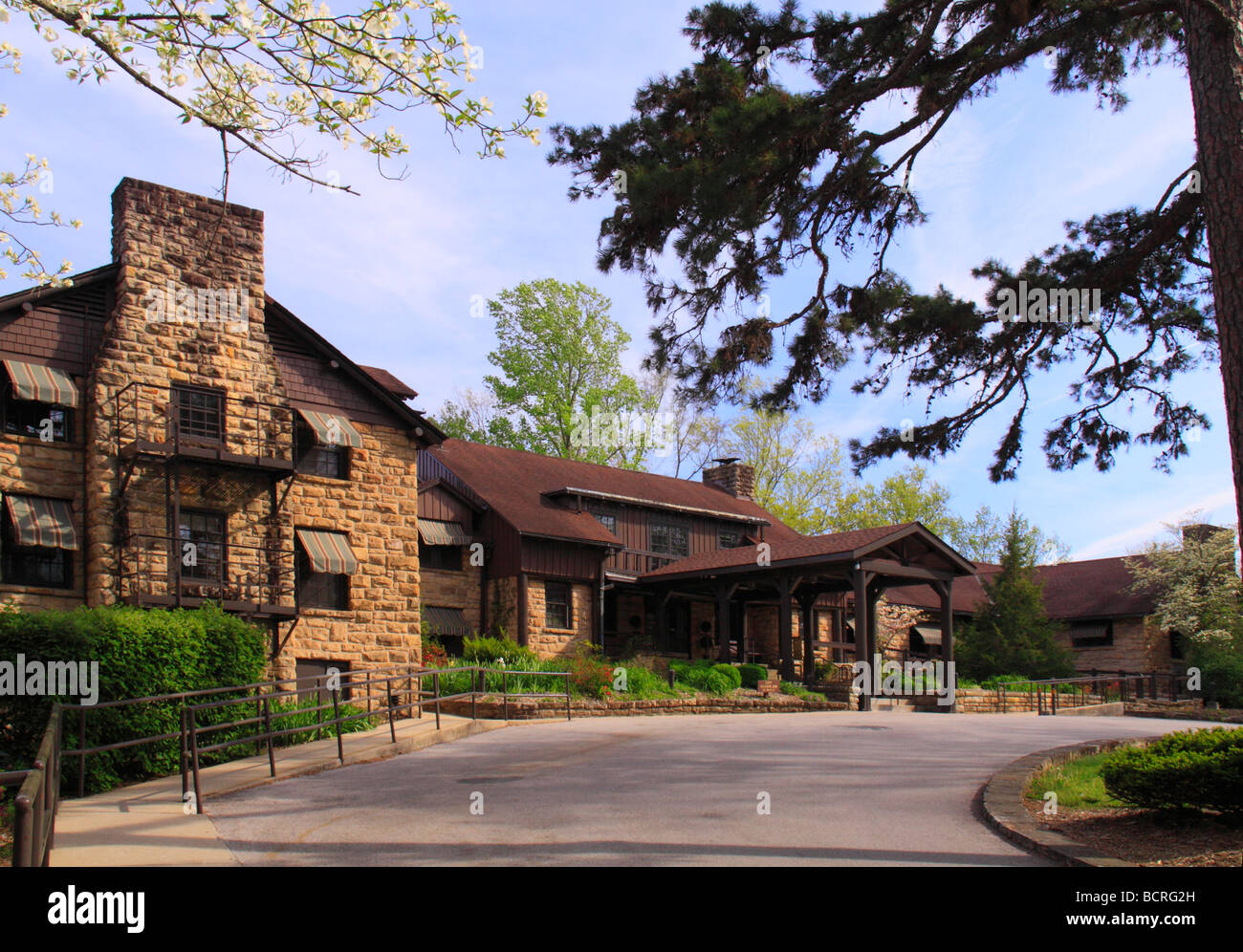 Dupont Lodge Cumberland Falls State Resort Park Corbin Kentucky Stock