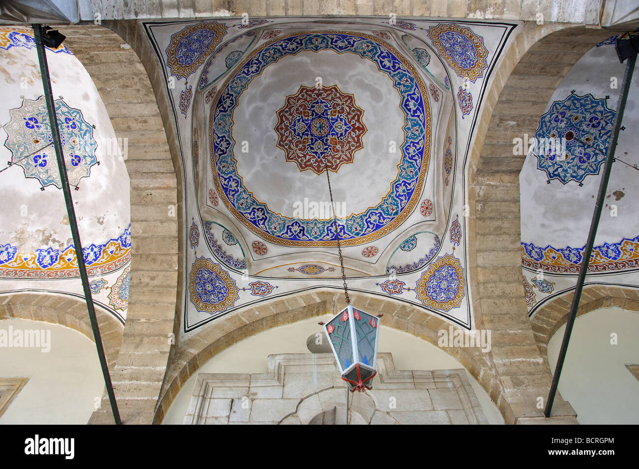 Bey Mosque entrance, Aydin, Aydin Province, Aegean Region, Turkey Stock Photo