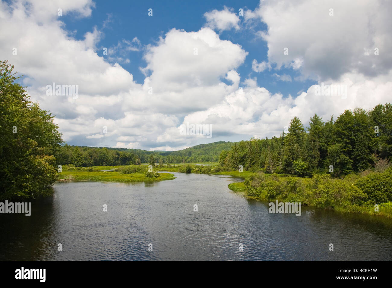 Middle Branch of the Moose River in Old in the Adirondack