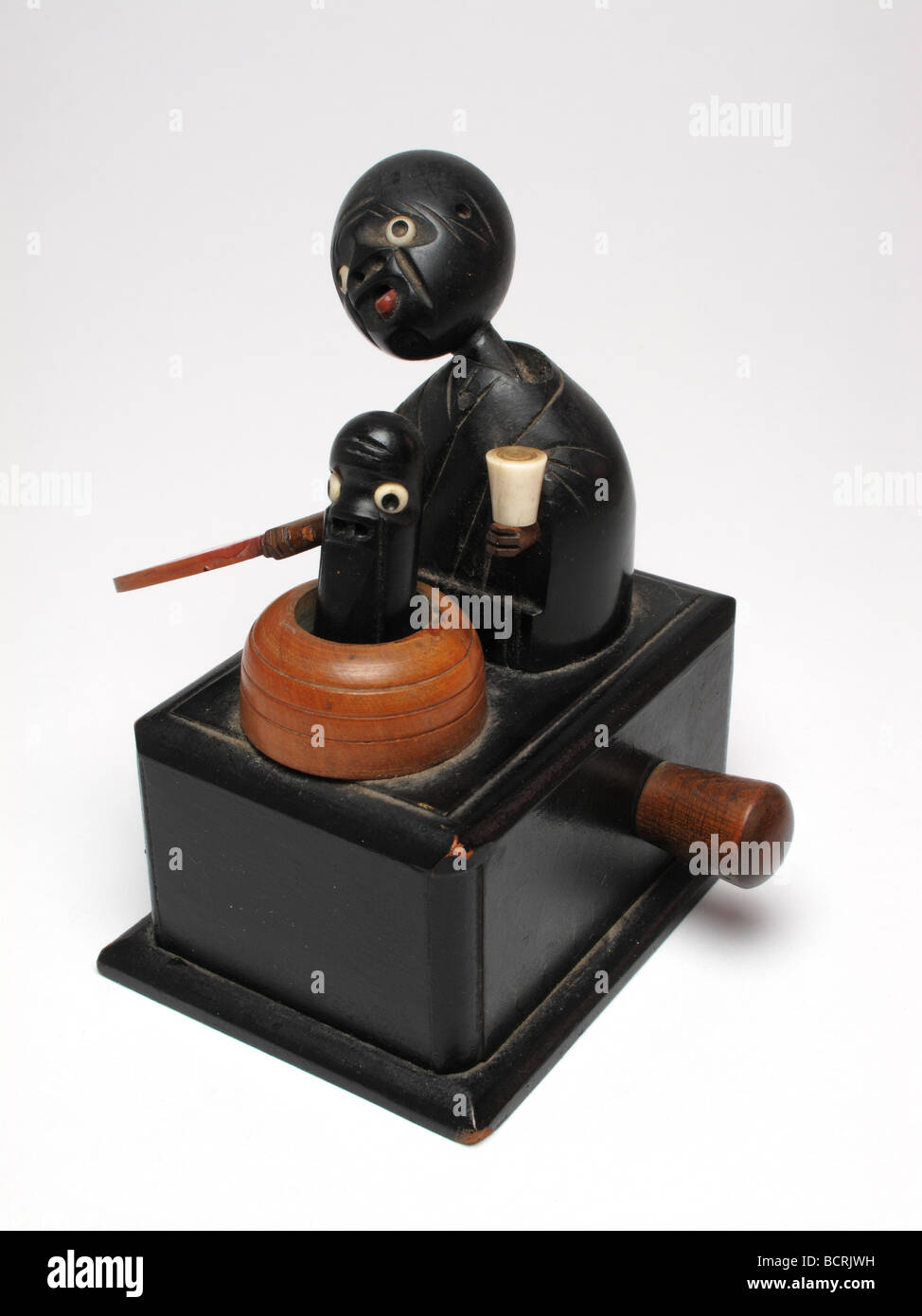 Antique Japanese wooden Kobe toy 1920 Stock Photo