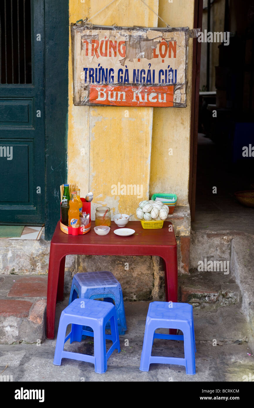 Street Food Stall Hanoi Vietnam Stock Photo - Alamy