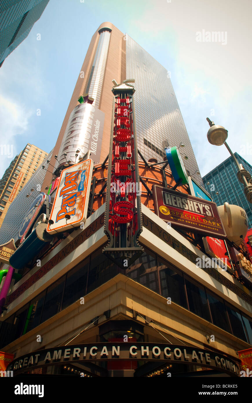 The Hersheys Candy retail store in Times Square Stock Photo Alamy