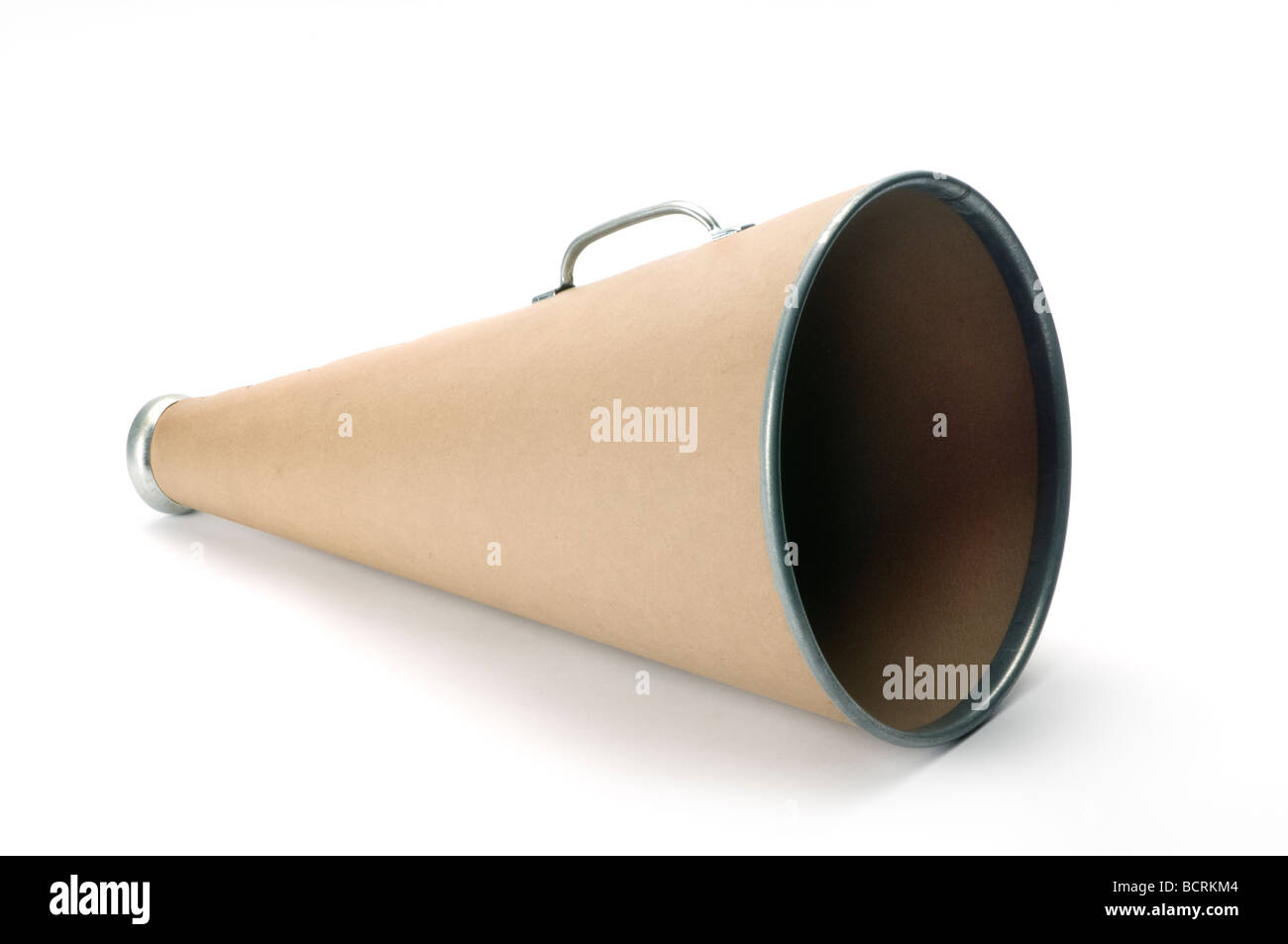 megaphone on white Stock Photo