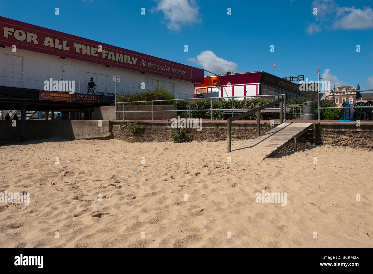 Disabled access to a beach in Norfolk. Stock Photo