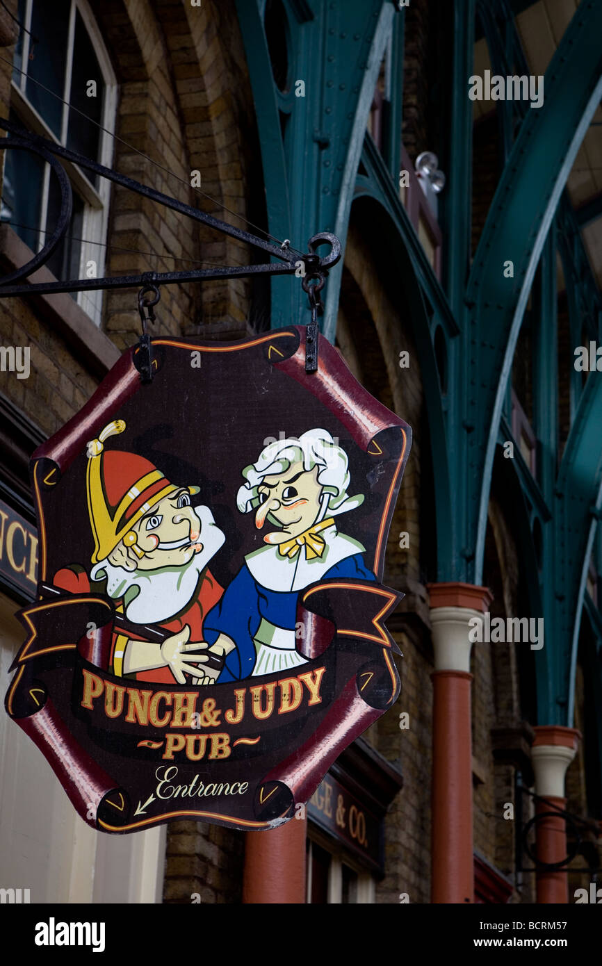 Punch & Judy Pub in Covent Garden Stock Photo Alamy