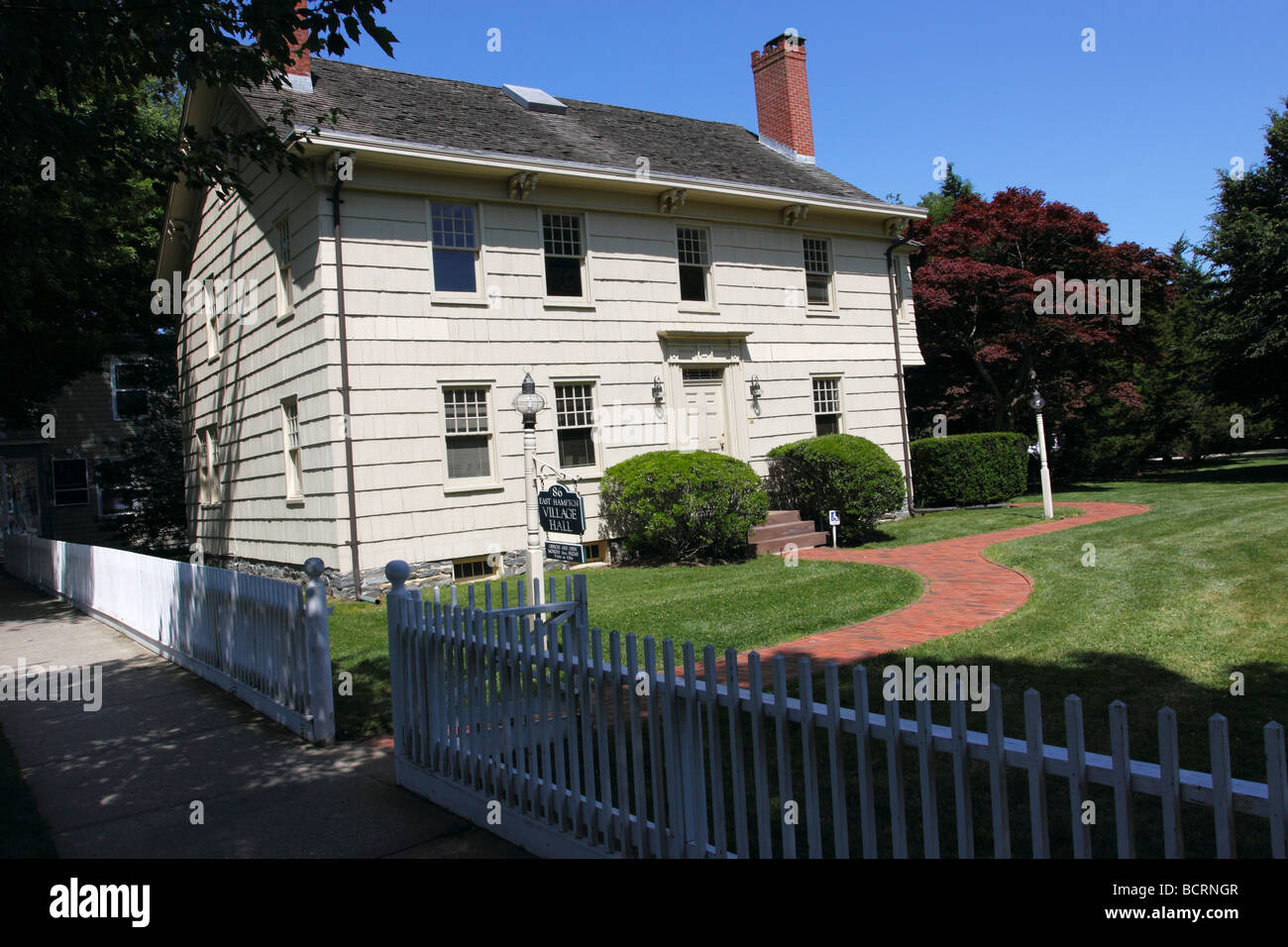 Village Hall East Hampton Long Island NY Stock Photo Alamy