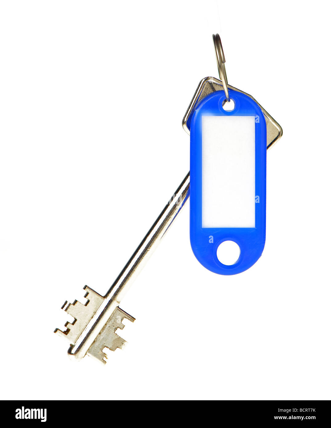 Key with color trinket In trinket a white empty label for records Stock ...