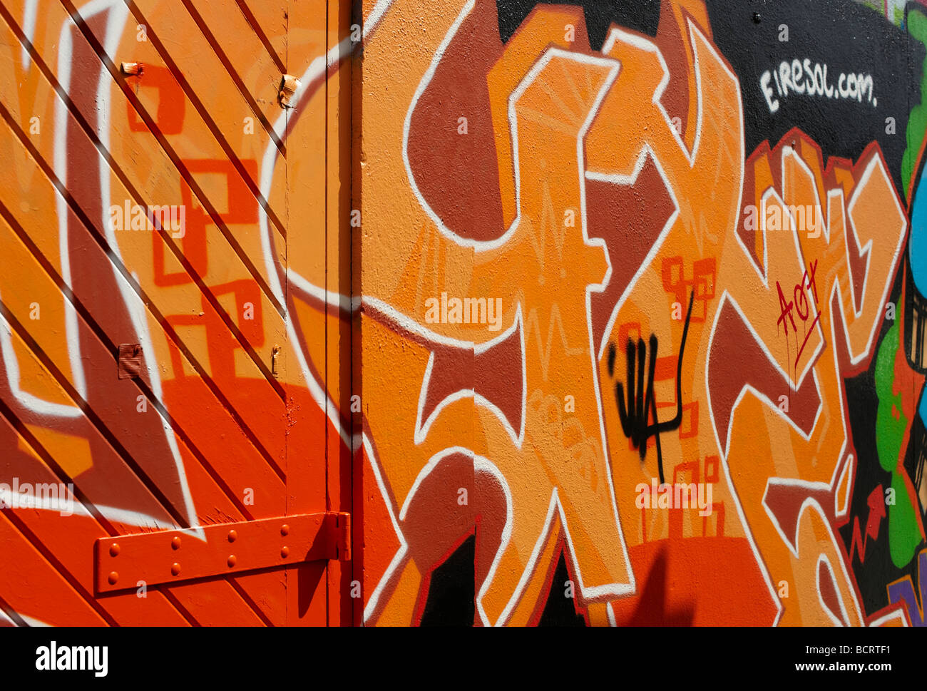 Graffiti on wall Windmill Lane Dublin Ireland Stock Photo Alamy