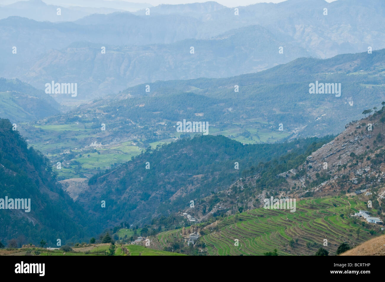 Views of the lower himalayas hi-res stock photography and images - Alamy