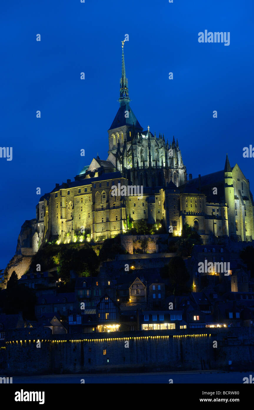 Mont Saint Michel Benedictine abbey Normandy France Stock Photo Alamy