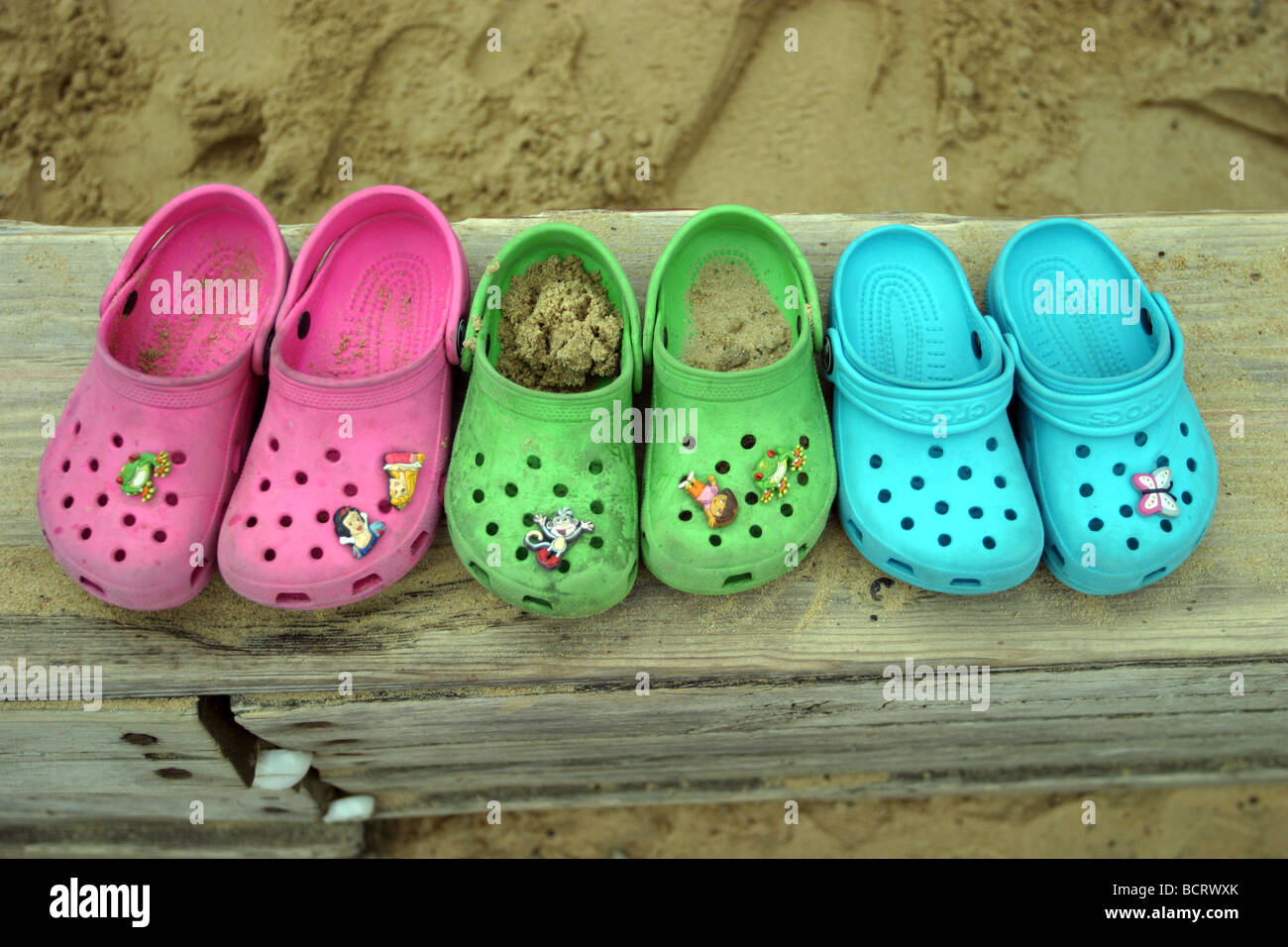 Kids crocs hi-res stock photography and images - Alamy