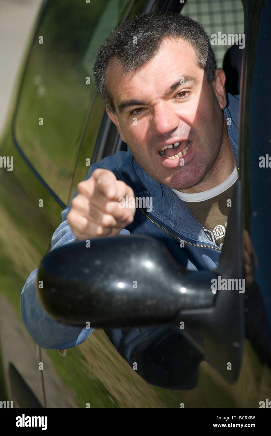 Angry man driver uk High Resolution Stock Photography and Images - Alamy